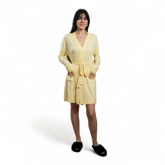Briella Bamboo Yellow Robe