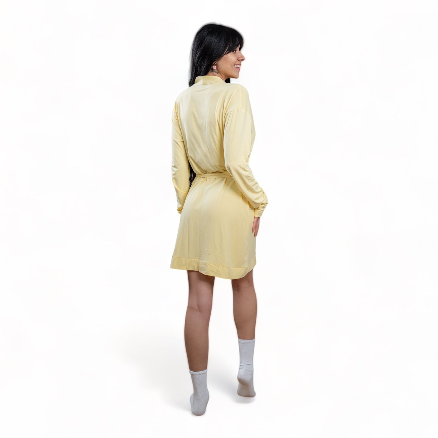 Briella Bamboo Yellow Robe