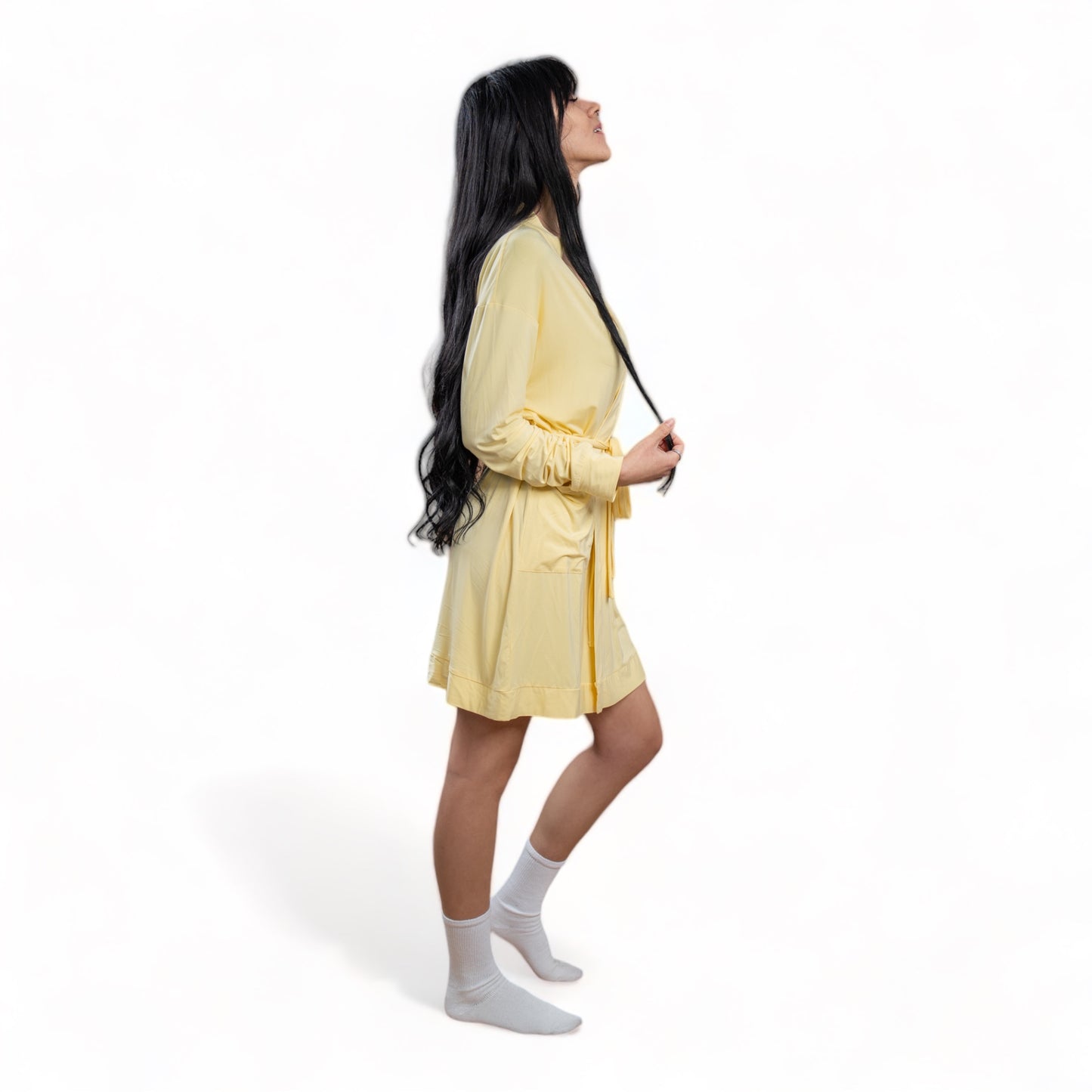 Briella Bamboo Yellow Robe