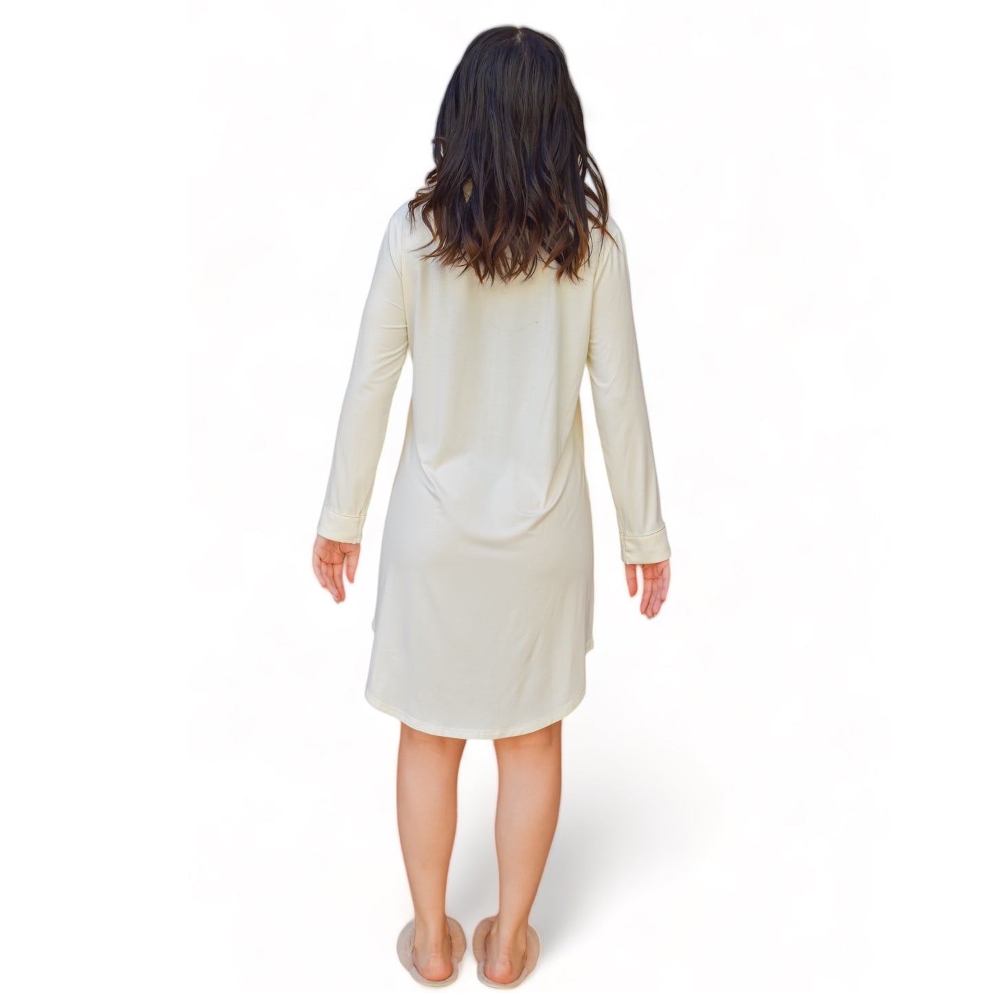 Nova White Winter Wonderland Pajama Dress